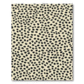 Cream Black Spots Scatter Rug