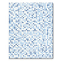 Various Blue Polka Dot Cluster Rug