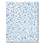 Various Blue Polka Dot Cluster Rug