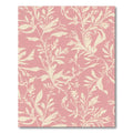 Pink Cream Botanical Vine Art Rug