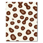 Organic Brown Cell Medallions Rug