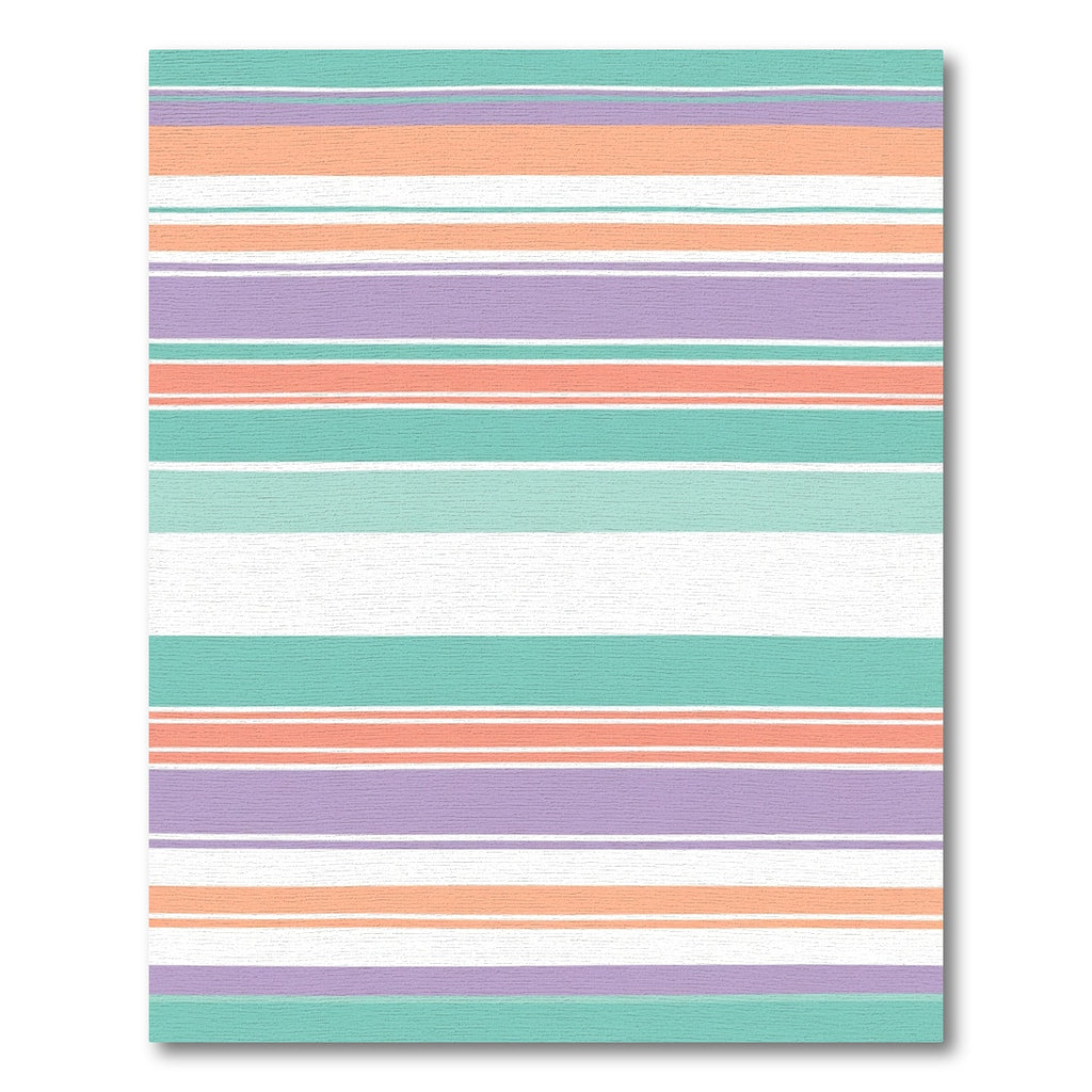 Pastel Stripe Composition Rug