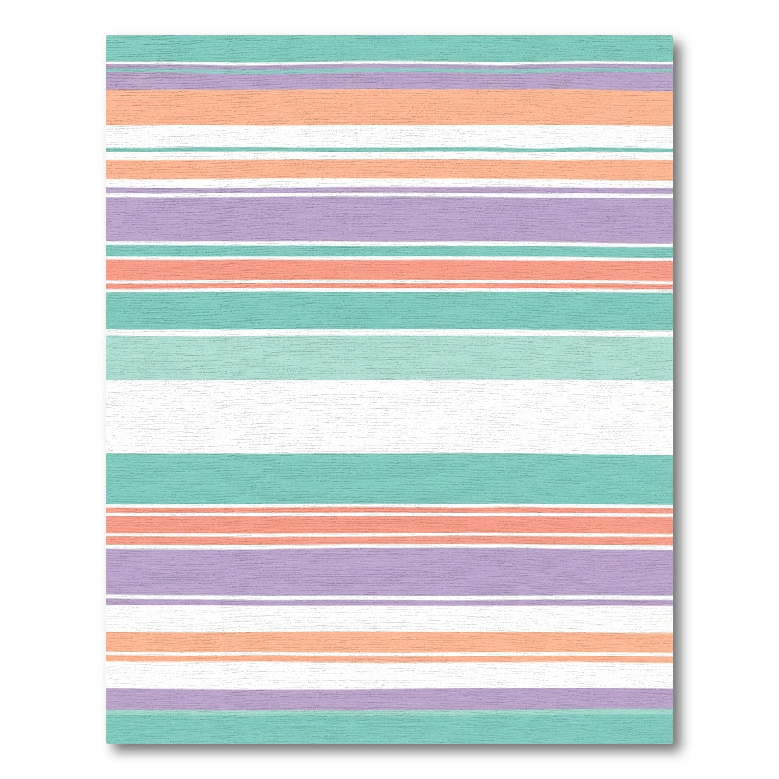 Pastel Stripe Composition Rug