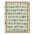 Green Pine Tree Forest Repeating Pattern Rug