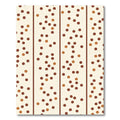 Brown and Tan Scattered Dots Rug