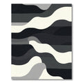 Monochromatic Wave Stripe Fluidity Rug