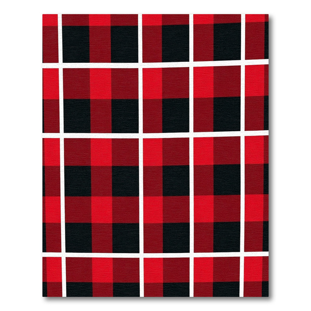 Red Black Buffalo Check Grid Rug