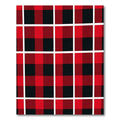 Red Black Buffalo Check Grid Rug