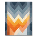 Sunset Graduated Chevron Rug