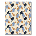 Woodland Camouflage Shapes Rug