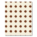 Classic Brown Spoke Repeat Rug