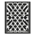 Monochromatic Black White Diamond Lattice Rug