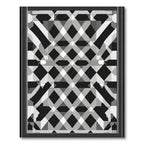 Monochromatic Black White Diamond Lattice Rug