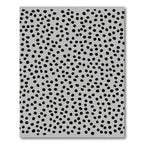 Black Polka Dot Scatter Rug