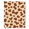 Brown Blob Spotty Terrain Rug