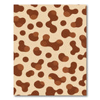 Brown Blob Spotty Terrain Rug