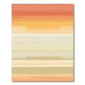 Sunset Hues Horizontal Stripe Gradient Rug