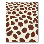 Cream Brown Spotty Meadow Rug
