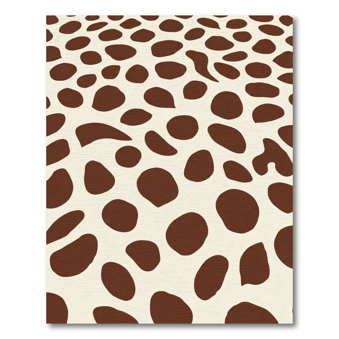 Cream Brown Spotty Meadow Rug