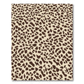 Cream Tan Abstract Spots Rug