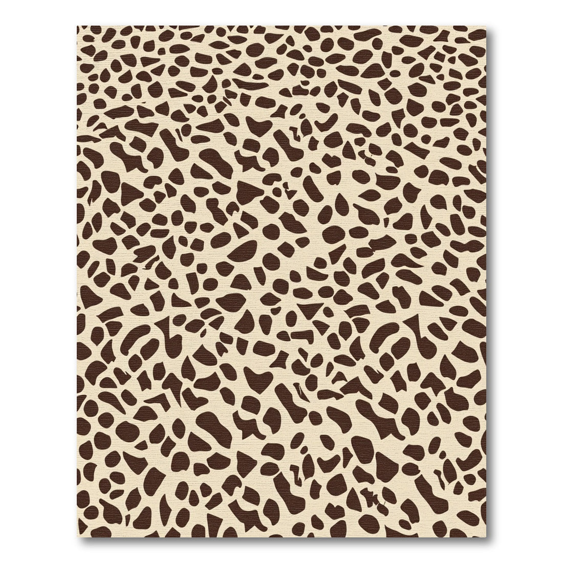 Cream Tan Abstract Spots Rug