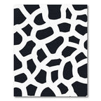 Black White Organic Connection Rug