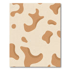 Cream Tan Organic Blobs Rug