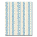 Soft Blue Bubbly Stripe Rug