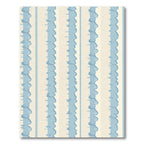 Soft Blue Bubbly Stripe Rug