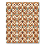 Bold Earthy Tones Tribal Symmetry Rug