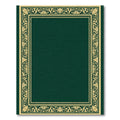 Elegant Gold Vine Scroll Border Rug