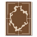 Earth Tones Organic Frame Rug
