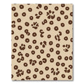 Brown Paw Print Spot Medley Rug