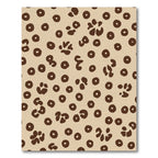 Brown Paw Print Spot Medley Rug