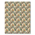 Abstract Multicolor Mid Century Figurative Rug