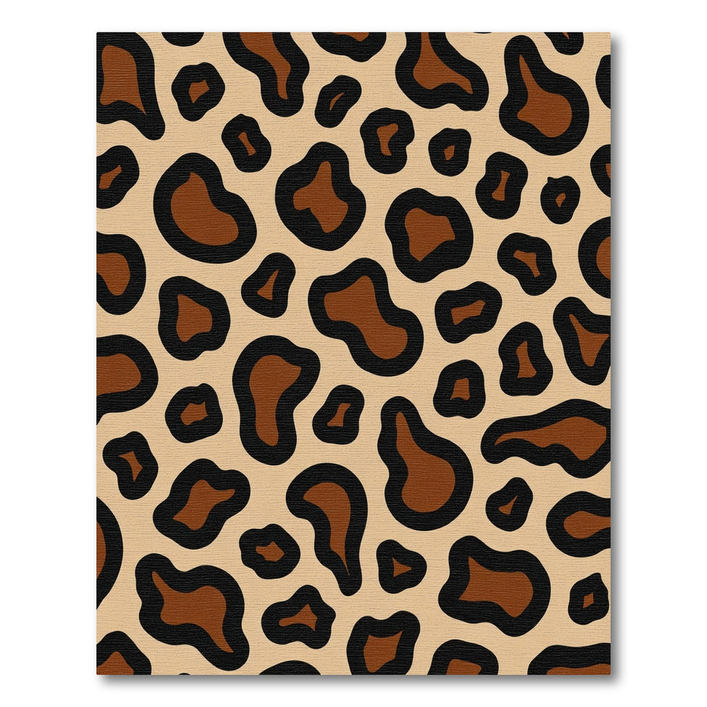 Bold Brown Animal Spots Classic Rug