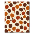 Autumn Palette Irregular Polka Dot Rug
