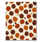 Autumn Palette Irregular Polka Dot Rug