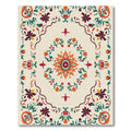 Vibrant Mandala Floral Medallion Rug