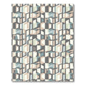 Geometric Cube Illusion Shadow Rug
