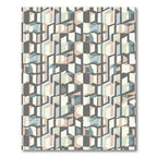 Geometric Cube Illusion Shadow Rug