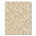 Sandy Beige Puzzle Pieces Area Rug