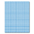 Classic Blue White Gingham Weave Rug
