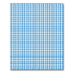 Classic Blue White Gingham Weave Rug