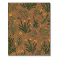 Whimsical Green Critter Yellow Floral Field Rug