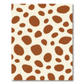 Brown Cream Spotty Blob Rug