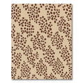 Beige Brown Scattered Dot Cluster Rug