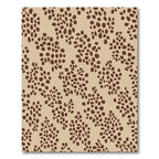 Beige Brown Scattered Dot Cluster Rug