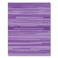 Lavender Hues Horizontal Stripe Rug