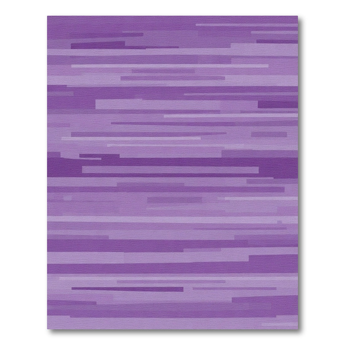 Lavender Hues Horizontal Stripe Rug